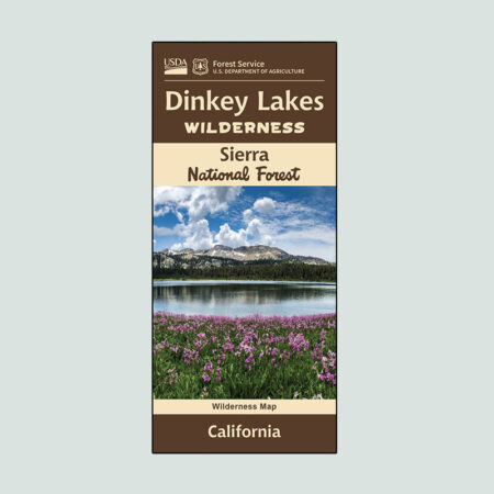 Dinkey Lakes Wilderness Map